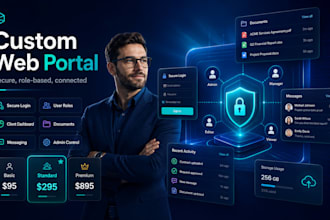 develop a custom web portal for your business or clients