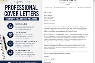 write a professional cover letter that helps you stand out