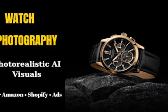 design high quality ai product photos for e commerce watches