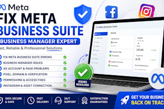 fix your meta business suite and business manager issues