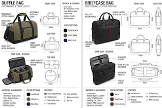 design custom bags with manufacturing ready tech packs