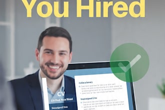 write a professional ats CV and cover letter for job seekers