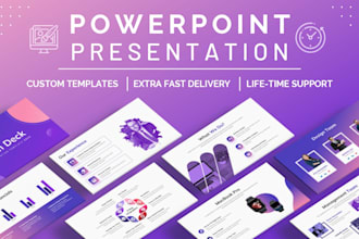 design powerpoint presentation, pitch deck,sales deck and company profile