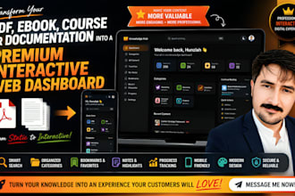 transform your PDF into an interactive web dashboard