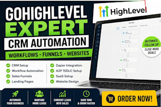 be gohighlevel expert, gohighlevel website sales funnel, ghl workflow automation