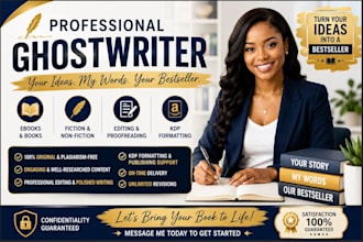 be your professional ebook writer ghost write amazon kindle