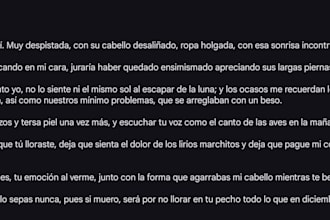 custom spanish poem about love, nostalgia or heartbreak