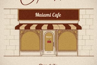 design a unique vintage style flyer