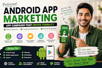 do android mobile app promotion, game promotion, app download with app campaign