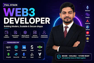 build modern web3 dapps using nextjs, react, solidity and wallet integration