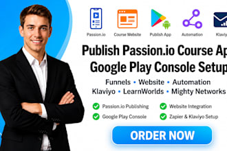 publish passion io course app website passion funnel passion io mobile app