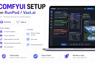 setup comfyui on runpod for your ai influencer content