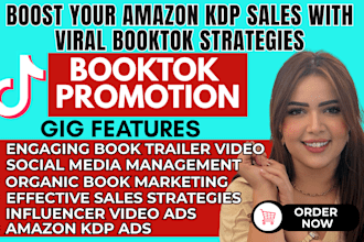viral book promotion ebook marketing amazon kdp booktok video booktok promotion