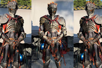 custom wearable cosplay creation for con movie game prop suit anime armor props