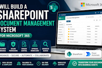 build a sharepoint document management system for microsoft 365