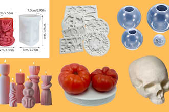 create custom silicon mold plastic mold and stl mold design