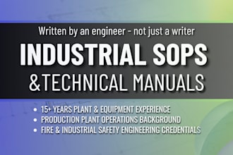 develop standard operating procedure sop for your operations