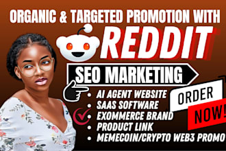 do organic brand mention for ai brand and saas website via reddit SEO post