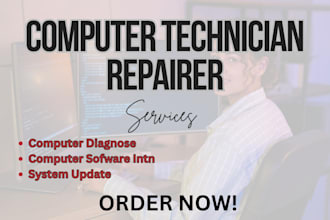 do computer technician repair system update