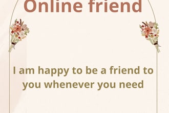 be your empathetic text buddy and offer warm life advice
