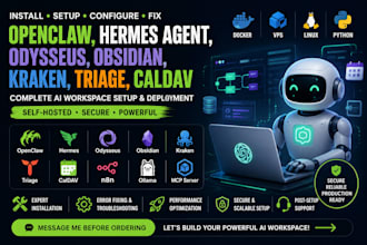 install fix set up openclaw obsidian odysseus hermes agent kraken triage caldav