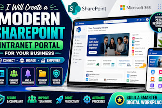 create a modern sharepoint intranet portal for your business