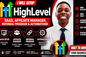 be your gohighlevel saas, whitelabel and automation affiliate manager