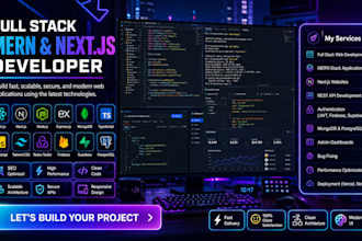 be your full stack mern developer for react node mongodb projects