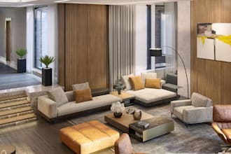 redesign 3d luxury modern internal space, plan living room, realistic cgi render