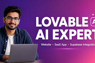 build your website or saas app with lovable ai and supabase ai website, lovable