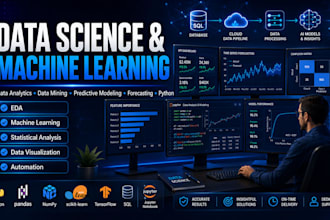 do data science, machine learning, data analytics, and python