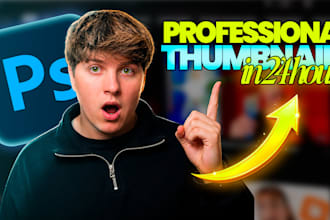 create youtube thumbnails with high CTR