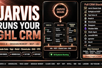 setup fix gohighlevel jarvis ai voice agent obsidian second brain mcp n8n claude