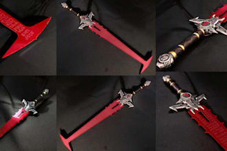 do custom cosplay props creation 3d printed game movie anime prop replica weapon