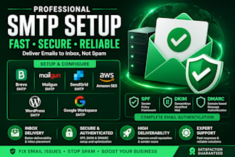 setup brevo, mailgun sendgrid amazon ses and wordpress and google workspace smtp