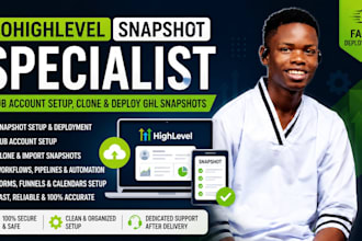 gohighlevel snapshot specialist sub account setup clone and deploy ghl snapshot