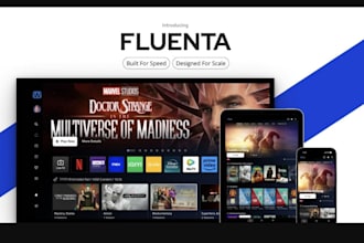 develop ott vod iptv streaming app with admin panel