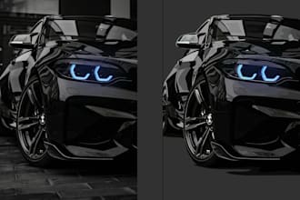 draw a custom vector car illustration from your photo