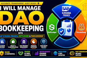 manage dao bookkeeping with sap s4hana finance, softledger, and pancakeswap