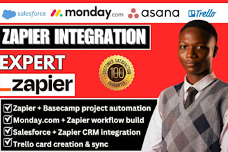 do zapier integration with basecamp monday crm salesforce trello asana zoho crm
