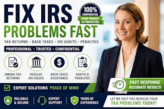 amend tax return resolve irs issues and help fix back taxes audits and penalties