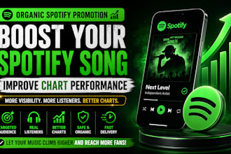 organically promote your spotify song for chart growth