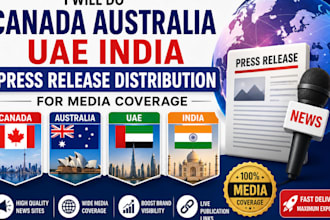 do canada australia uae india press release distribution for media coverage
