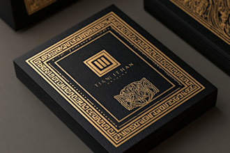 do luxury and gold foil business card design