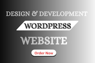 build a responsive wordpress website, develop your website, or create a business