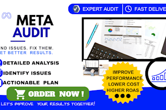 audit meta ads facebook ad campaigns and provide actionable recommendation