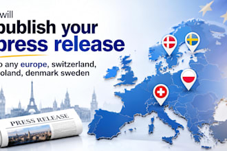 publish your press release to any europe, switzerland, poland, denmark sweden