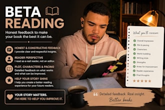leitura beta com feedback honesto