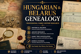 hungarian belarus genealogy family history research record document