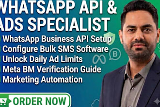 setup whatsapp business api and optimize ads account daily limit